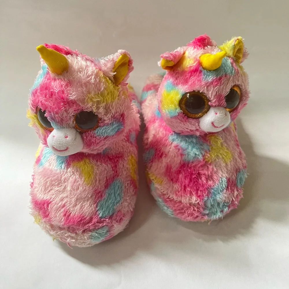 Kids TY Fantasia Unicorn Slippers